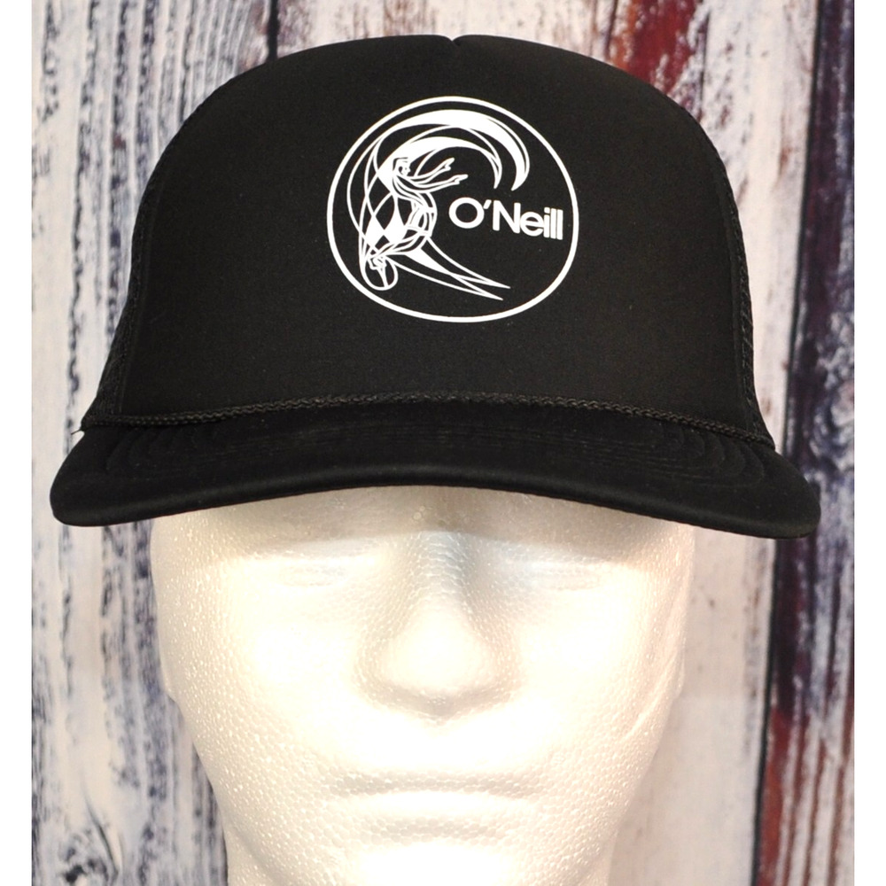 O'Neill CS Trucker Snapback Hat Black One Sixe Fits Most